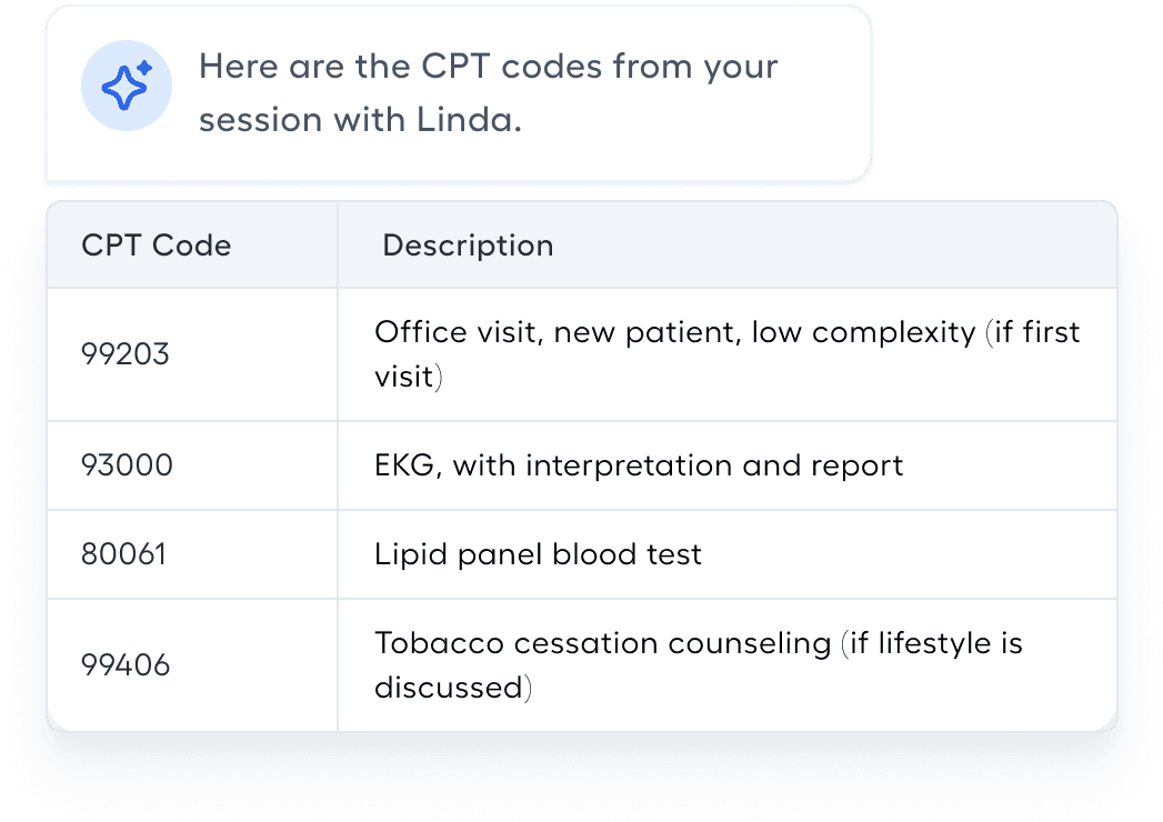 Image of healthnotes application doing an action